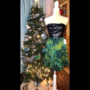 NWT Kensie Faux Leather Dress